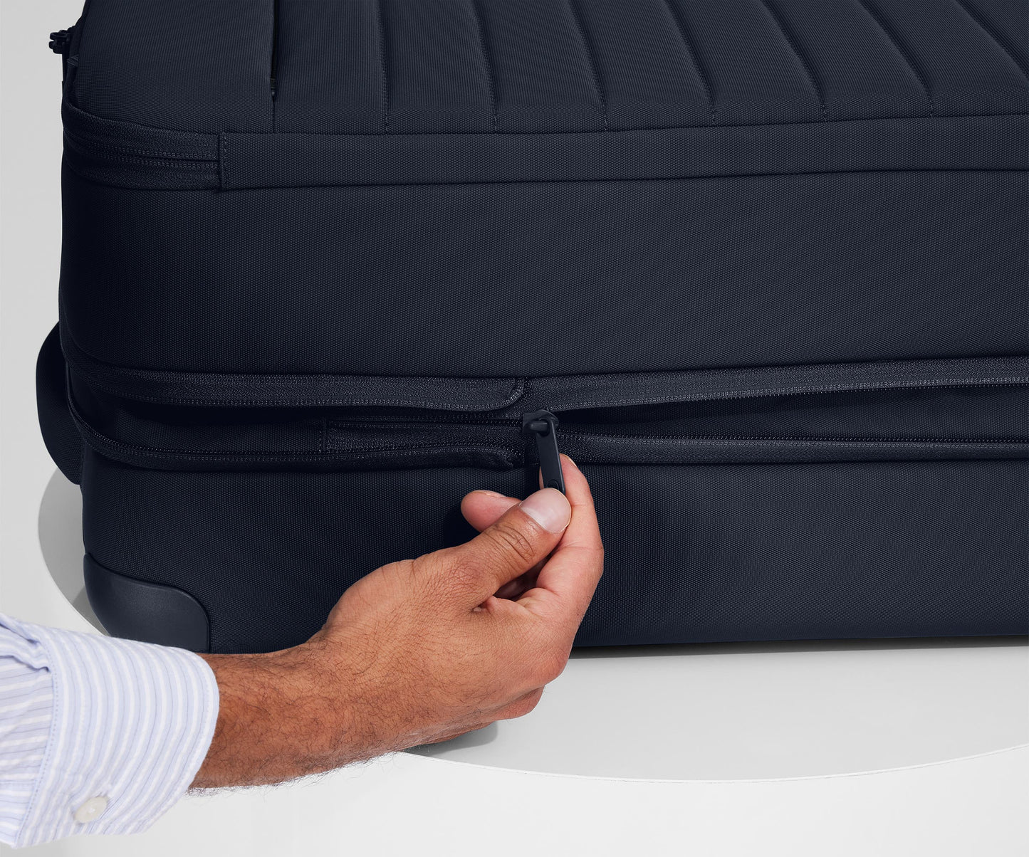 The Softside Medium in Navy Blue