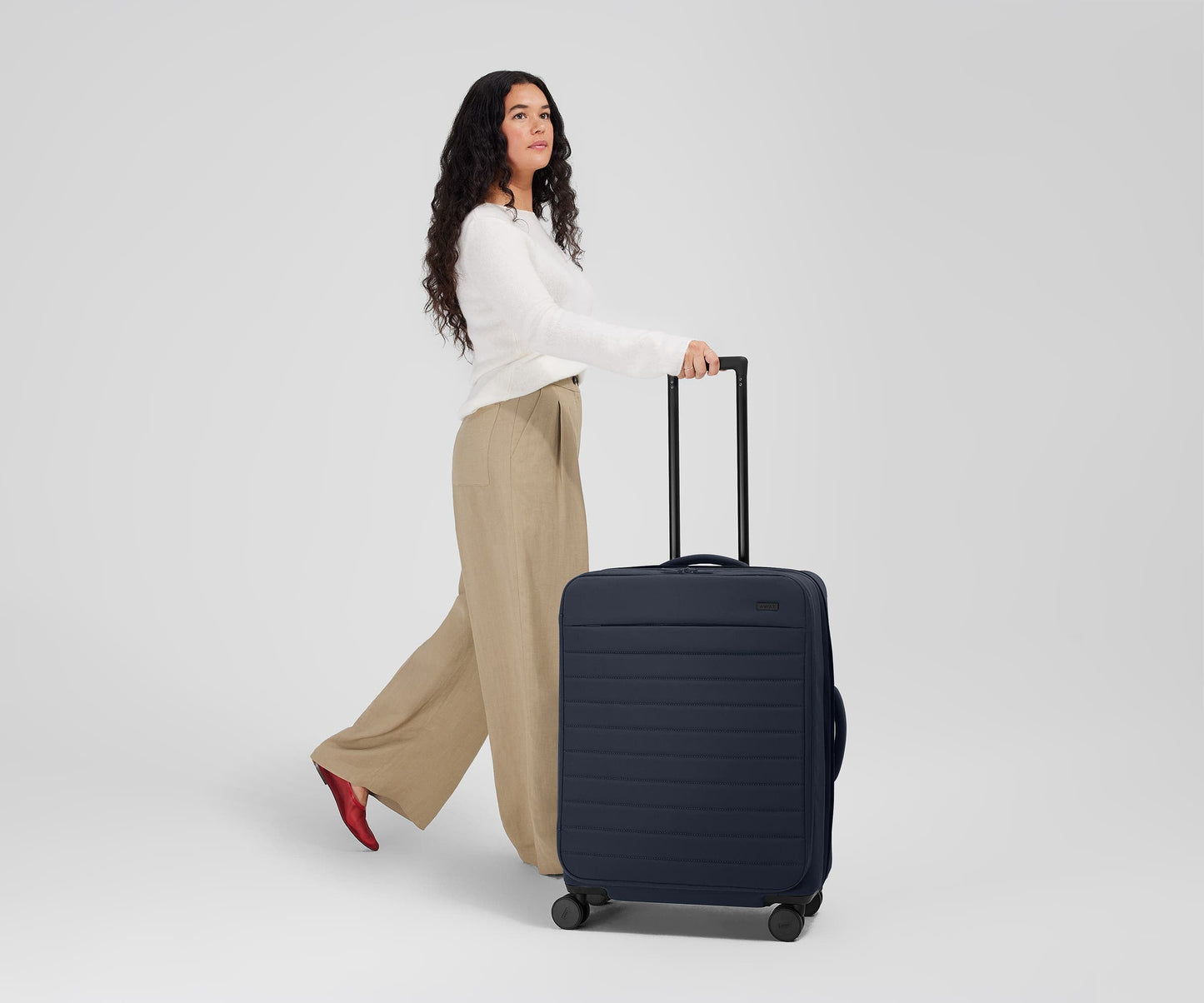 The Softside Medium in Navy Blue