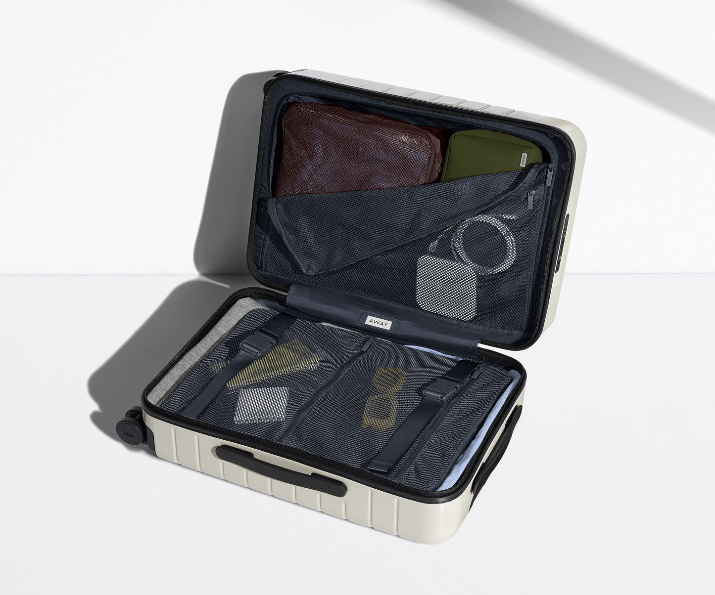 The Bigger Carry-On in Salt White (Gloss)