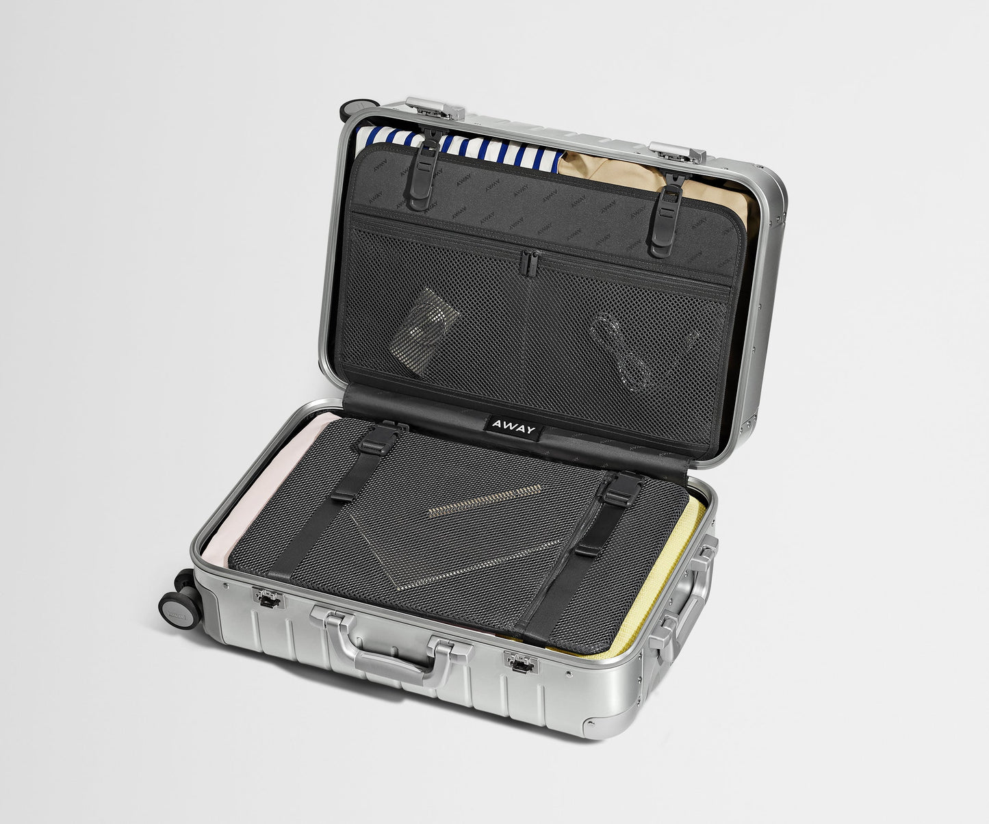 The Bigger Carry-On: Aluminum Edition in Silver