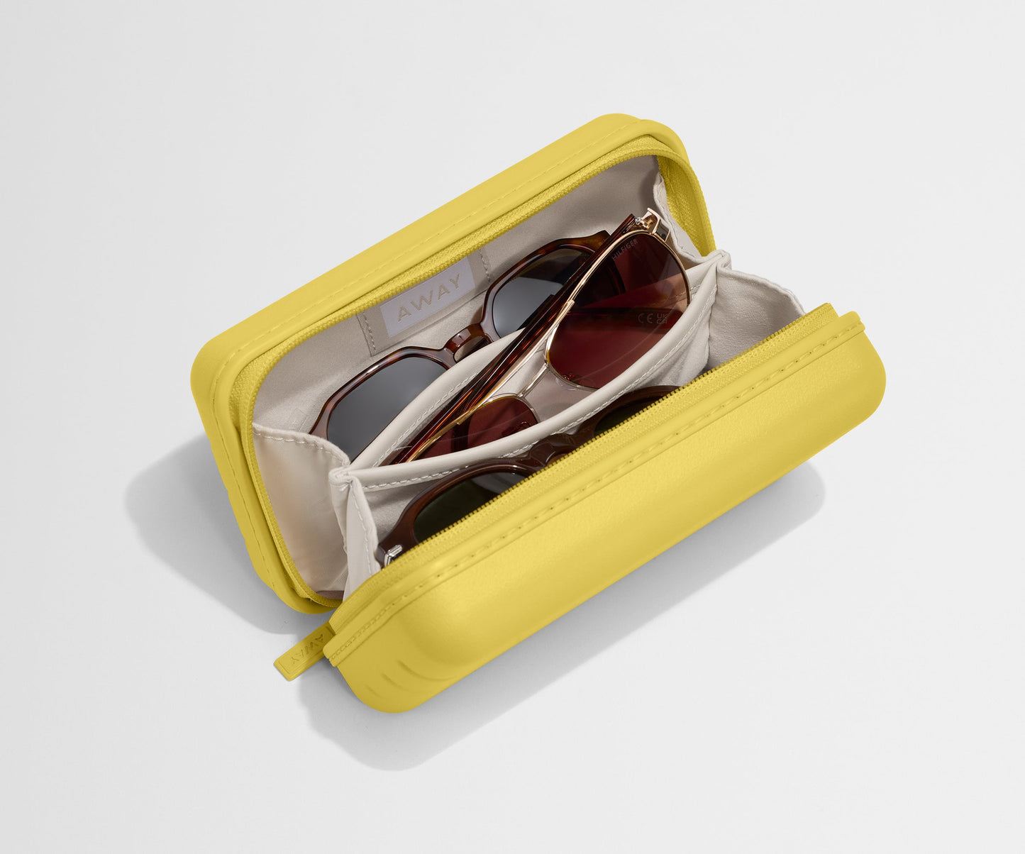 Travel Glasses Case in Sunshine Yellow