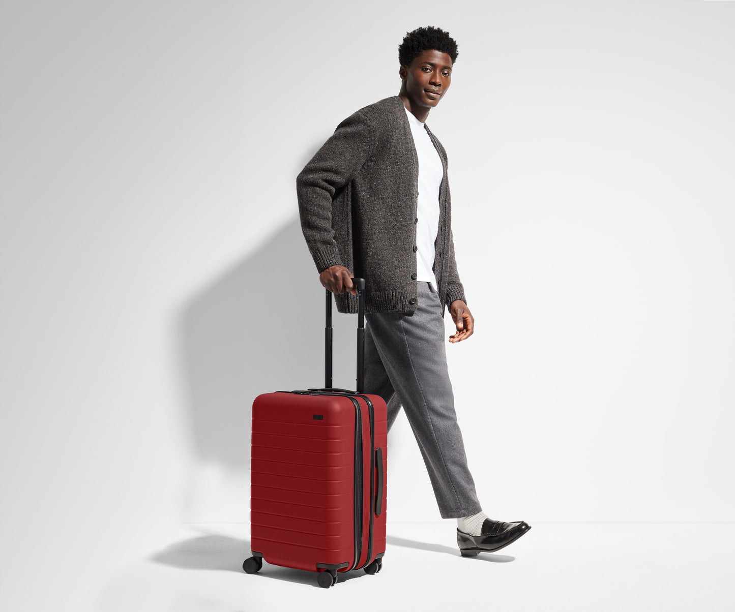 The Bigger Carry-On Flex in Tango Red