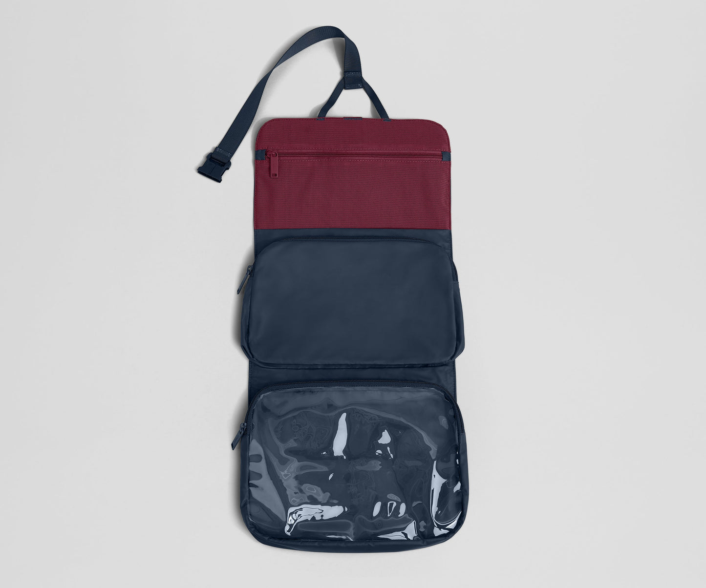 Active Hanging Toiletry Bag in Navy Blue