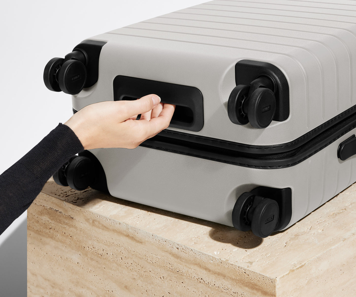 The Bigger Carry-On in Cloud Gray