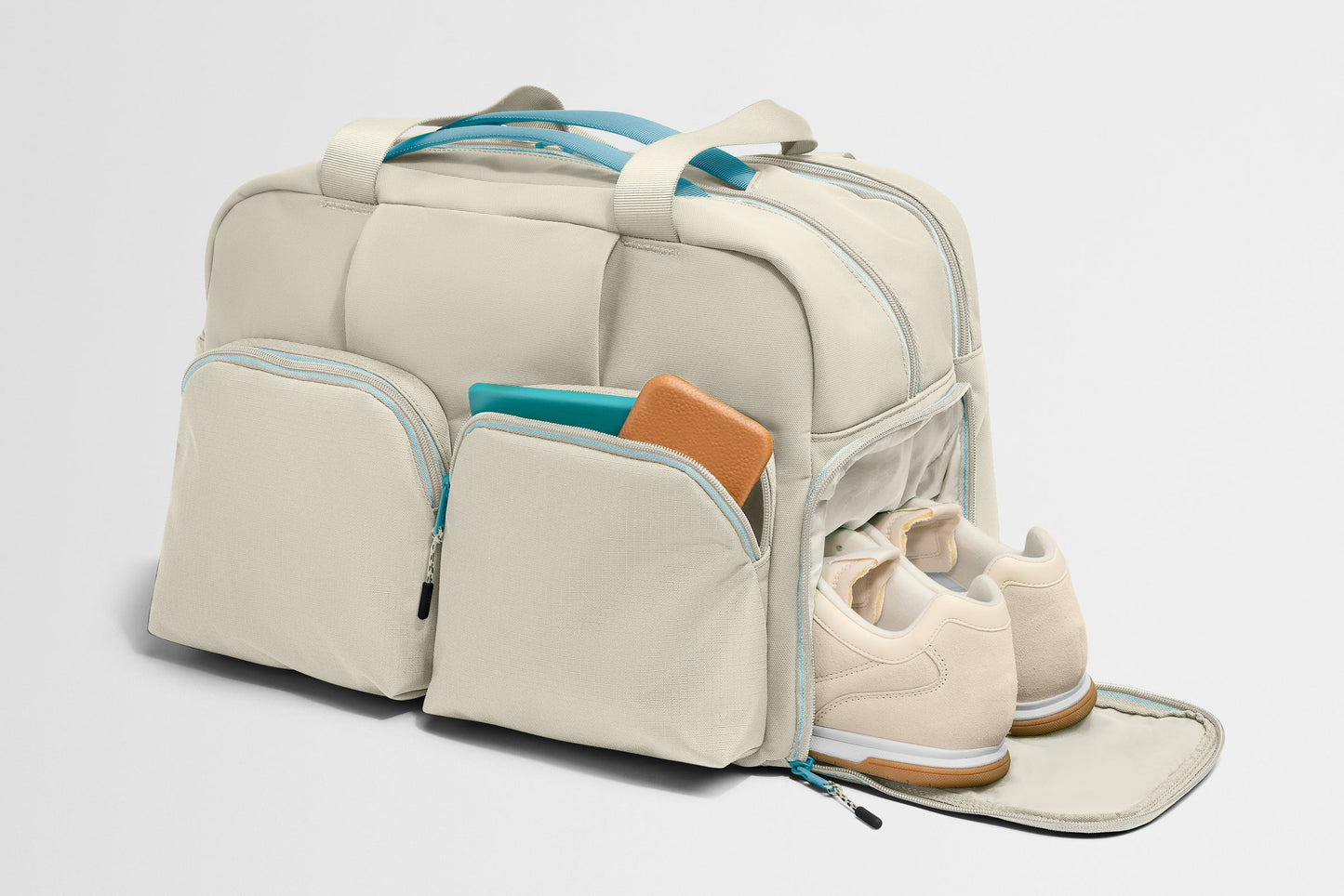 Gym Bag in Salt White