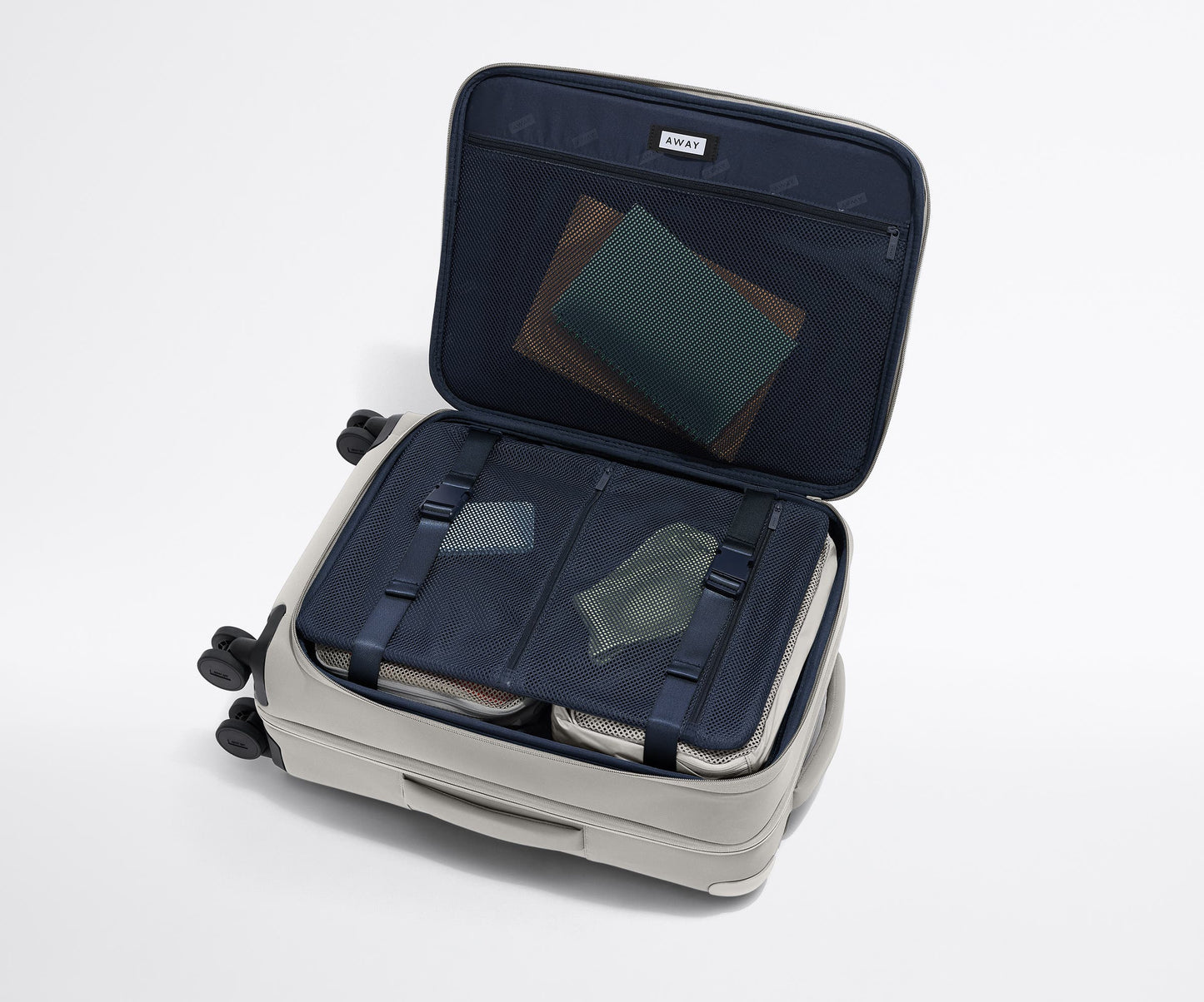 The Softside Bigger Carry-On in Cloud Gray