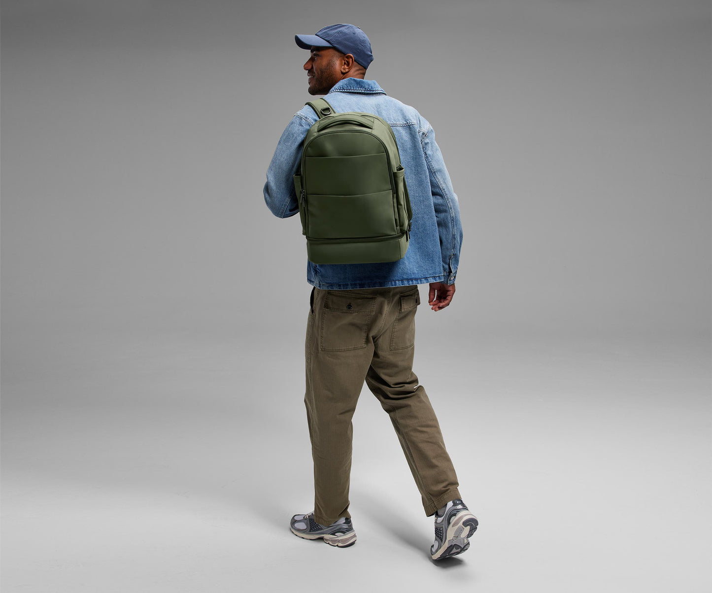The Double Diaper Backpack in Jet Black