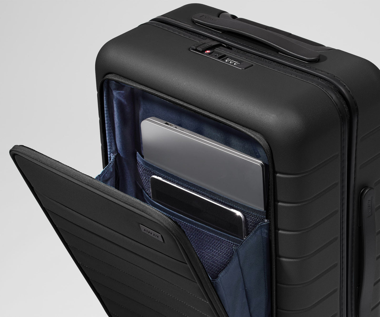 The Executive Bigger Carry-On in Jet Black