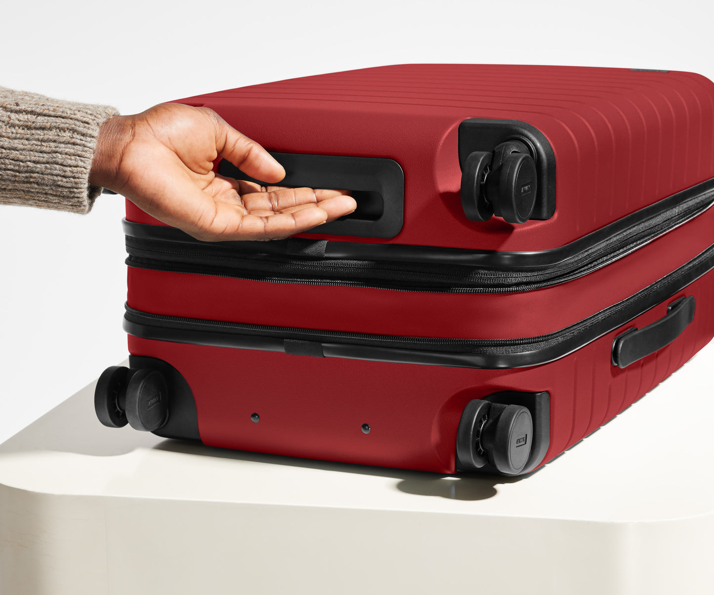 The Bigger Carry-On Flex in Tango Red