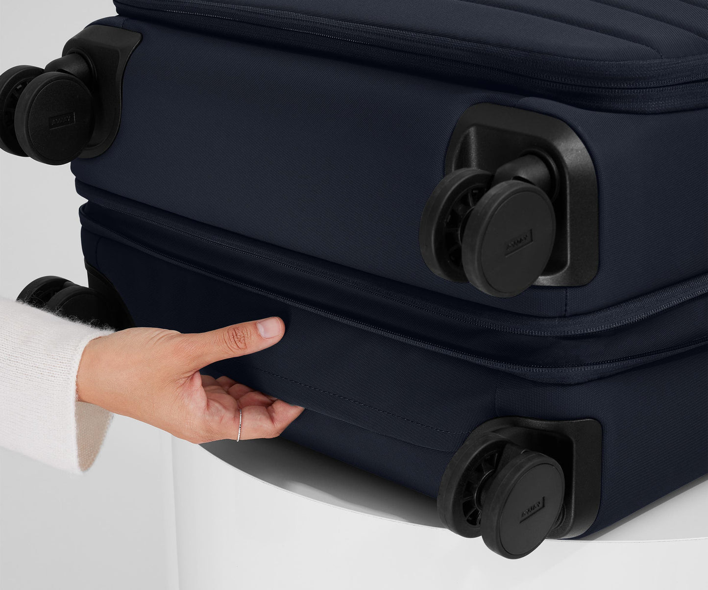 The Softside Medium in Navy Blue