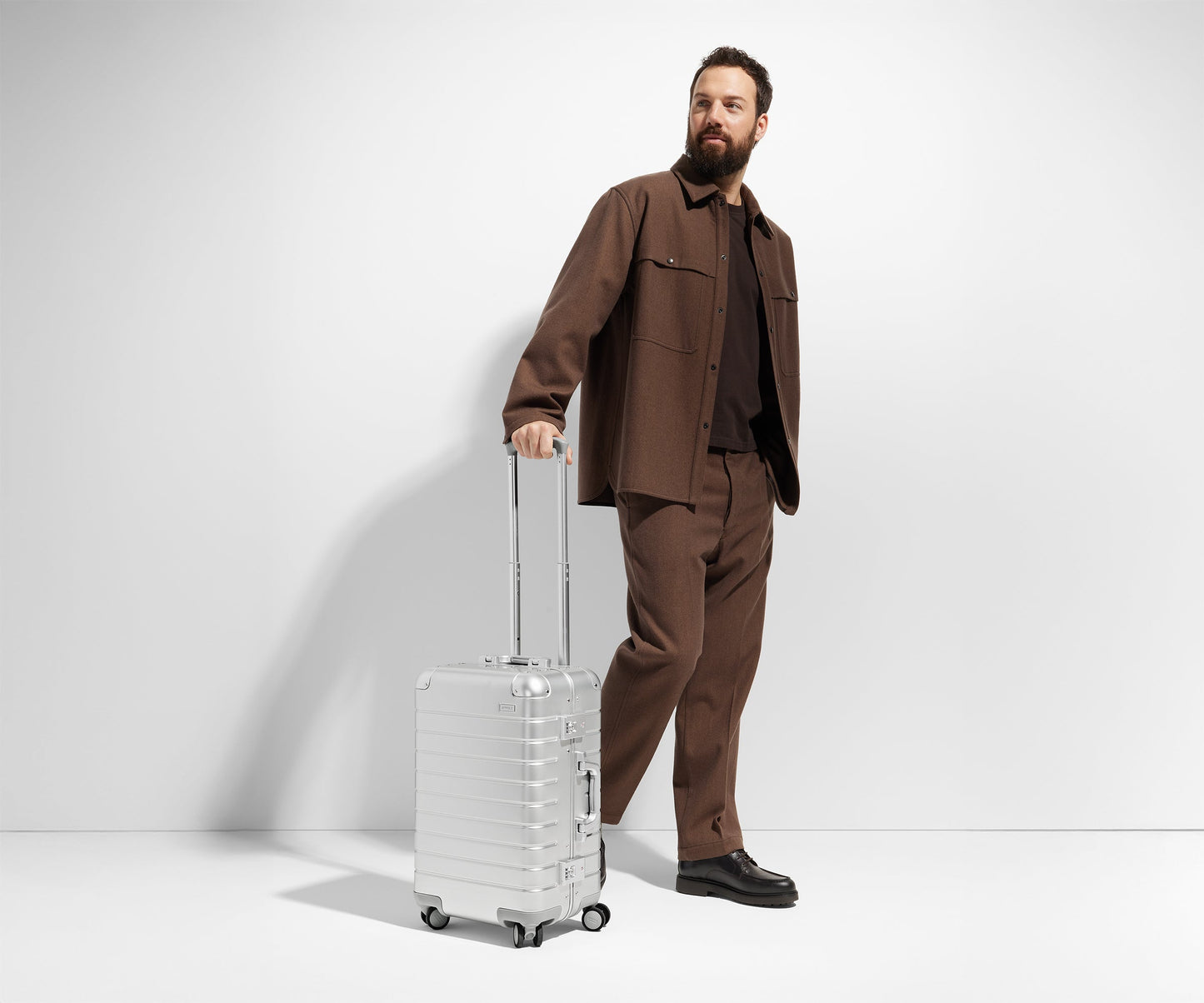 The Bigger Carry-On: Aluminum Edition in Onyx Black