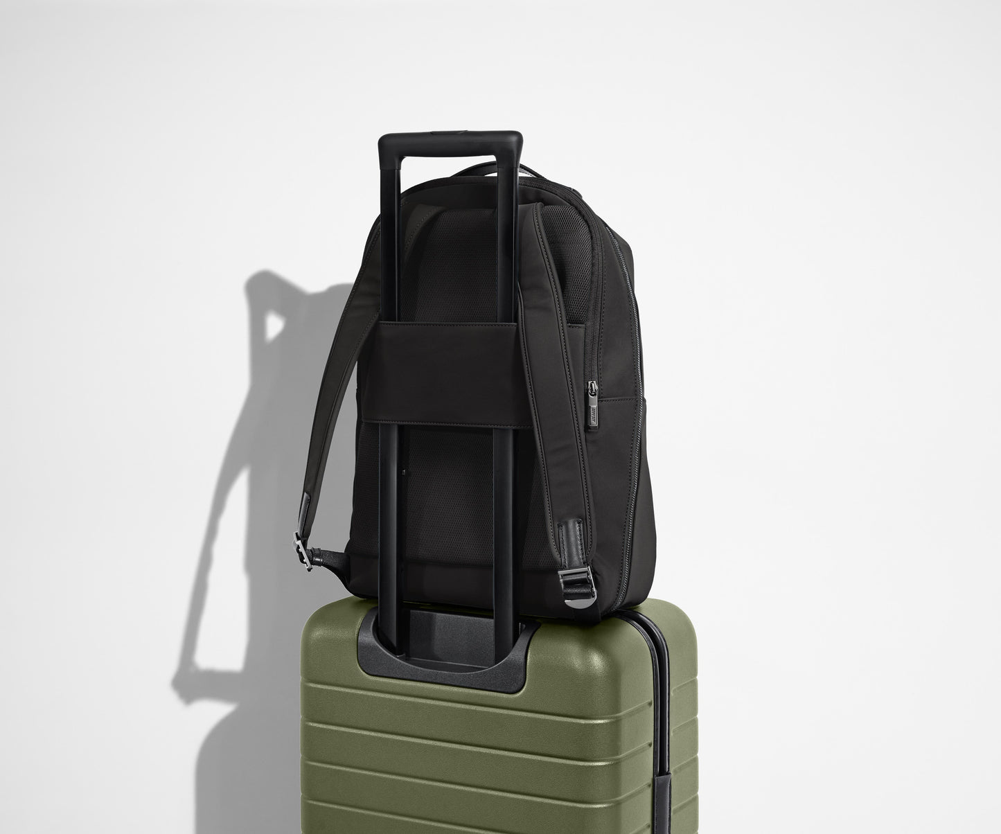 The Everywhere Zip Backpack in Jet Black