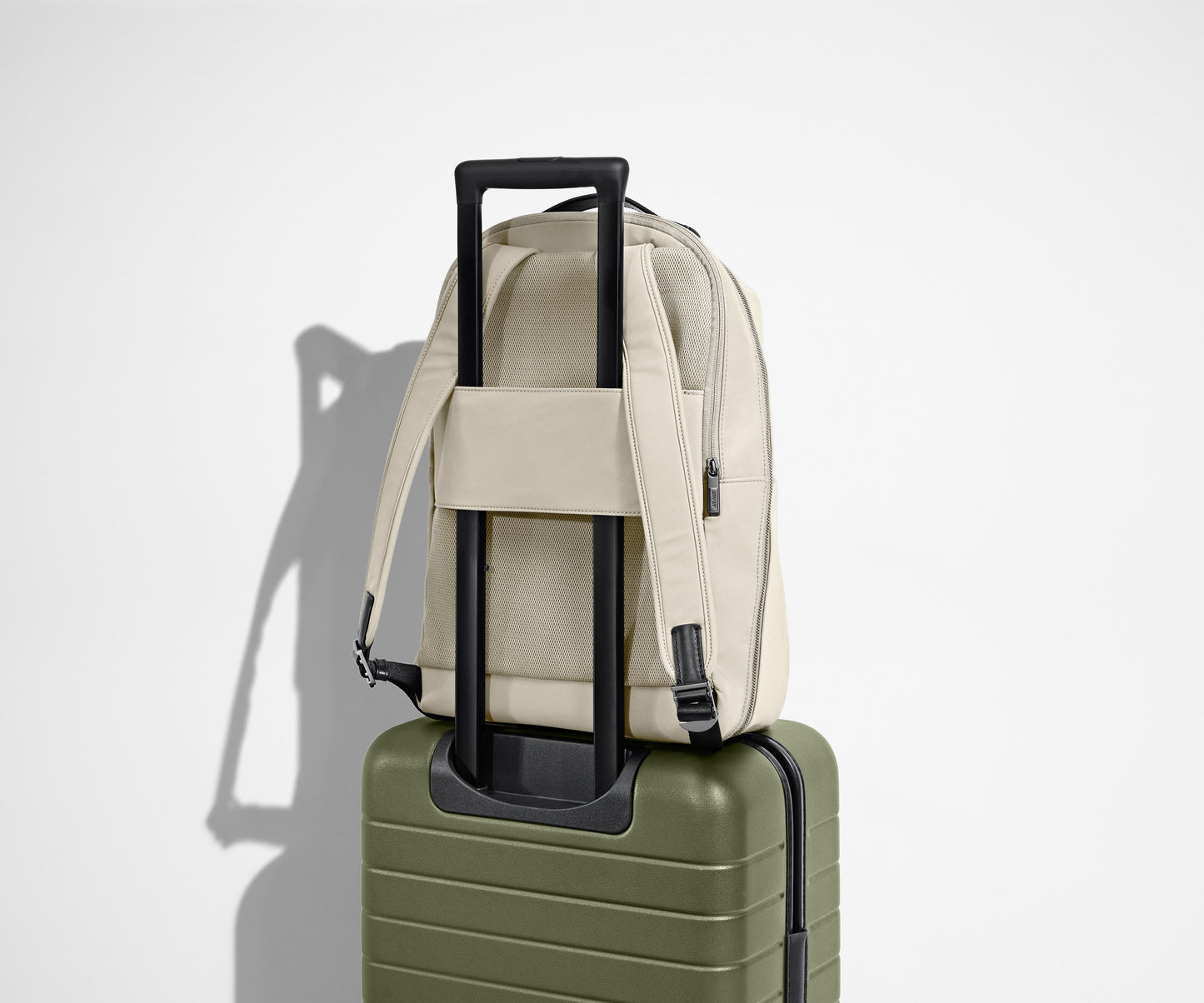 The Everywhere Zip Backpack in Salt White