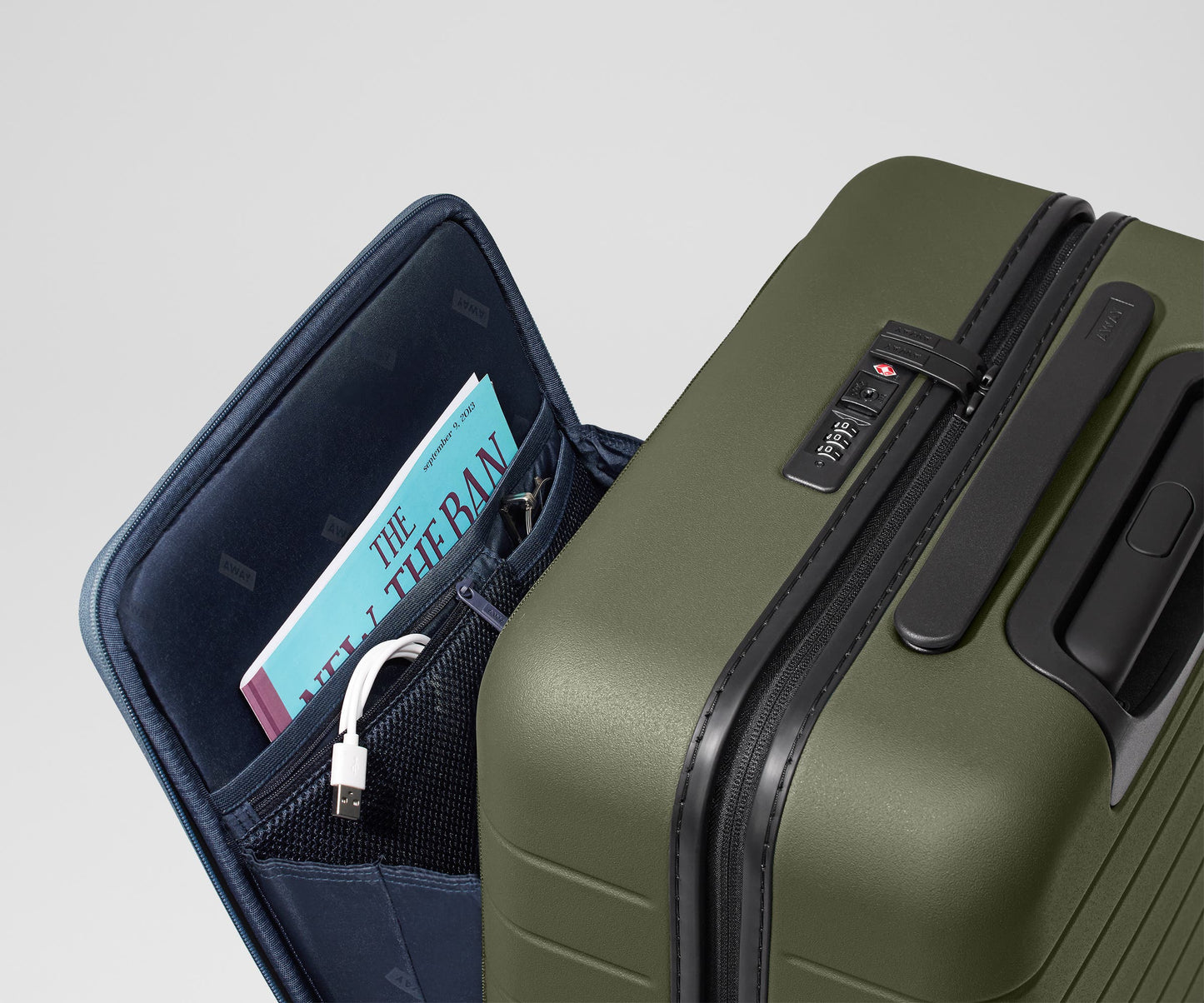 The Executive Carry-On in Olive Green