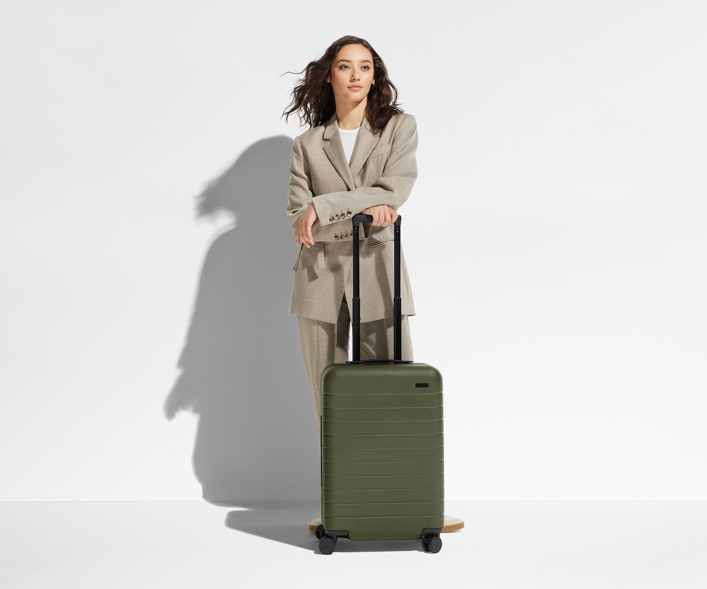The Bigger Carry-On in Cloud Gray