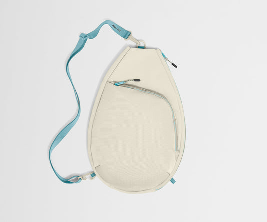 Racket Bag in Salt White