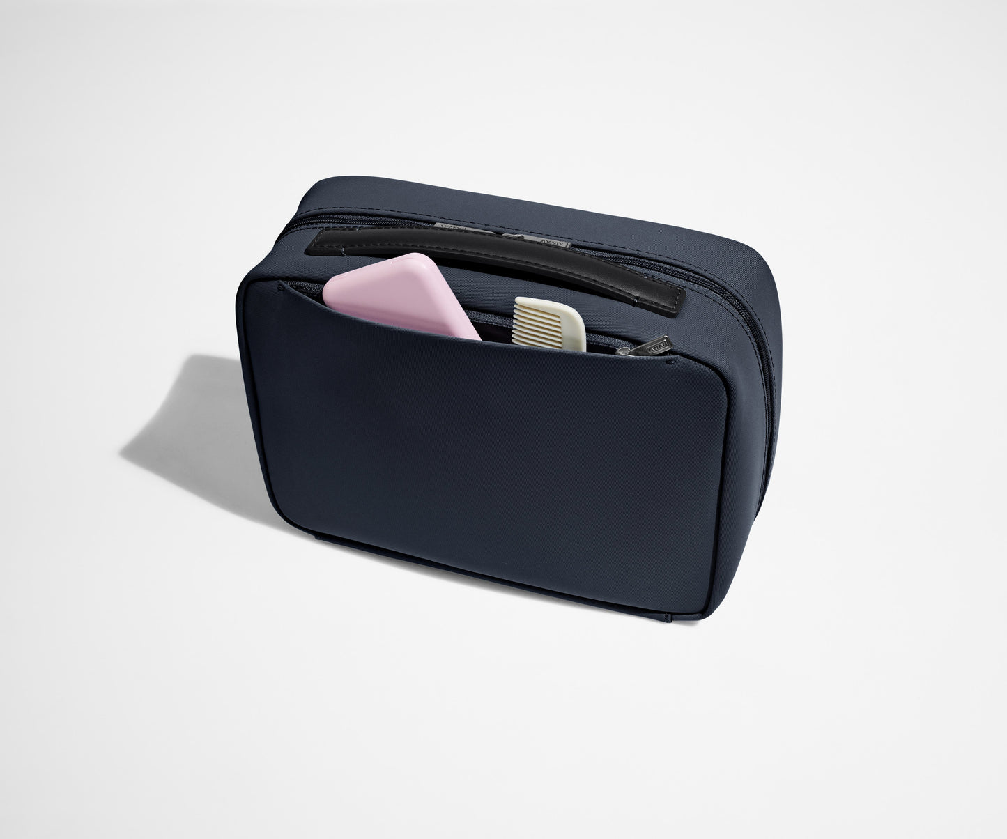 The Hanging Toiletry Bag in Navy Blue