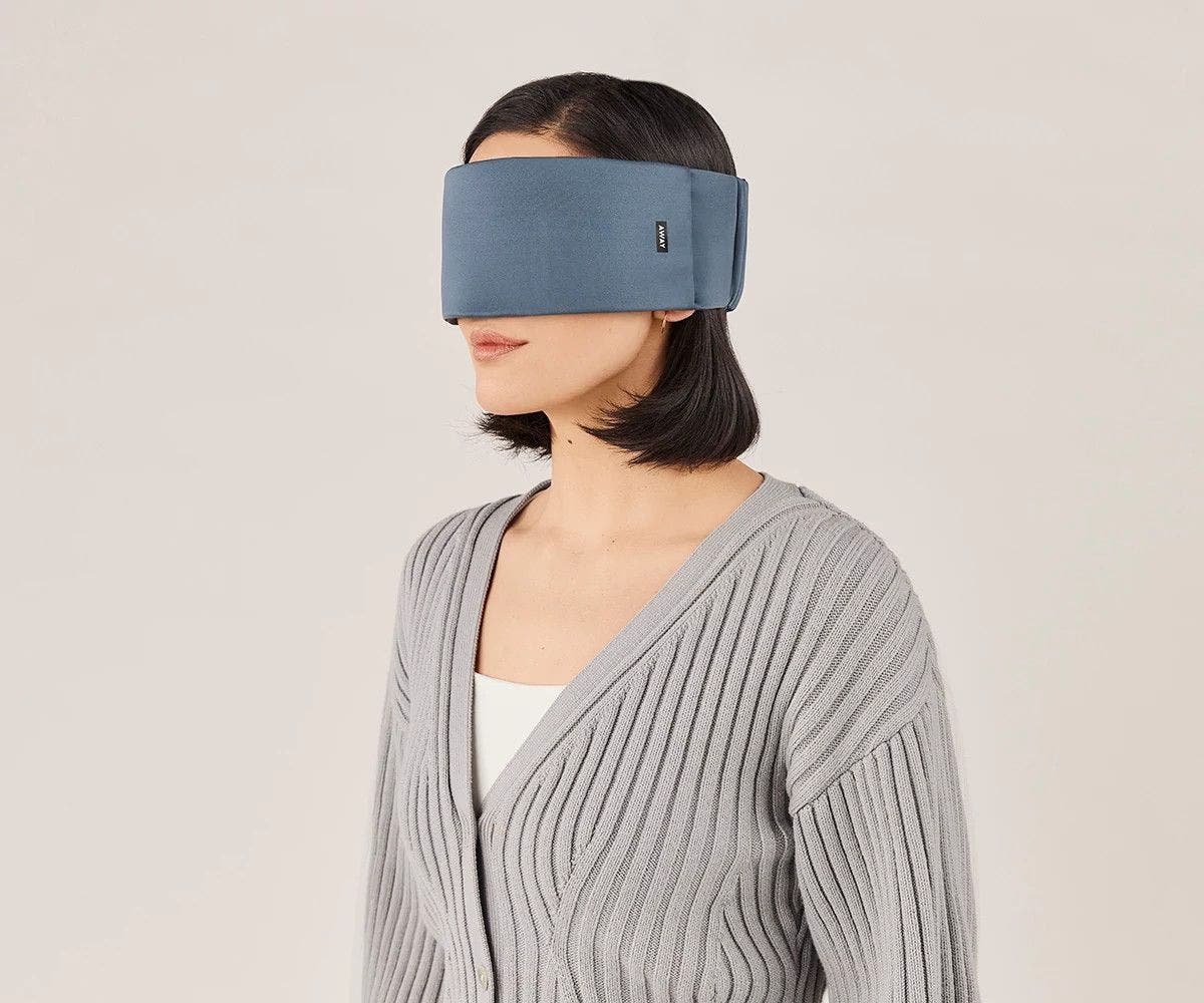 The Sleep Mask in Navy Blue