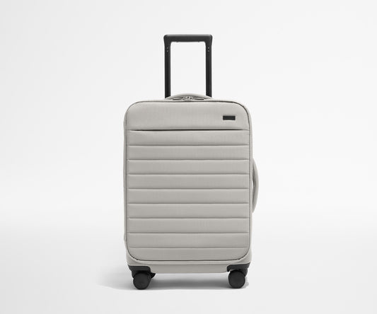 The Softside Bigger Carry-On in Cloud Gray