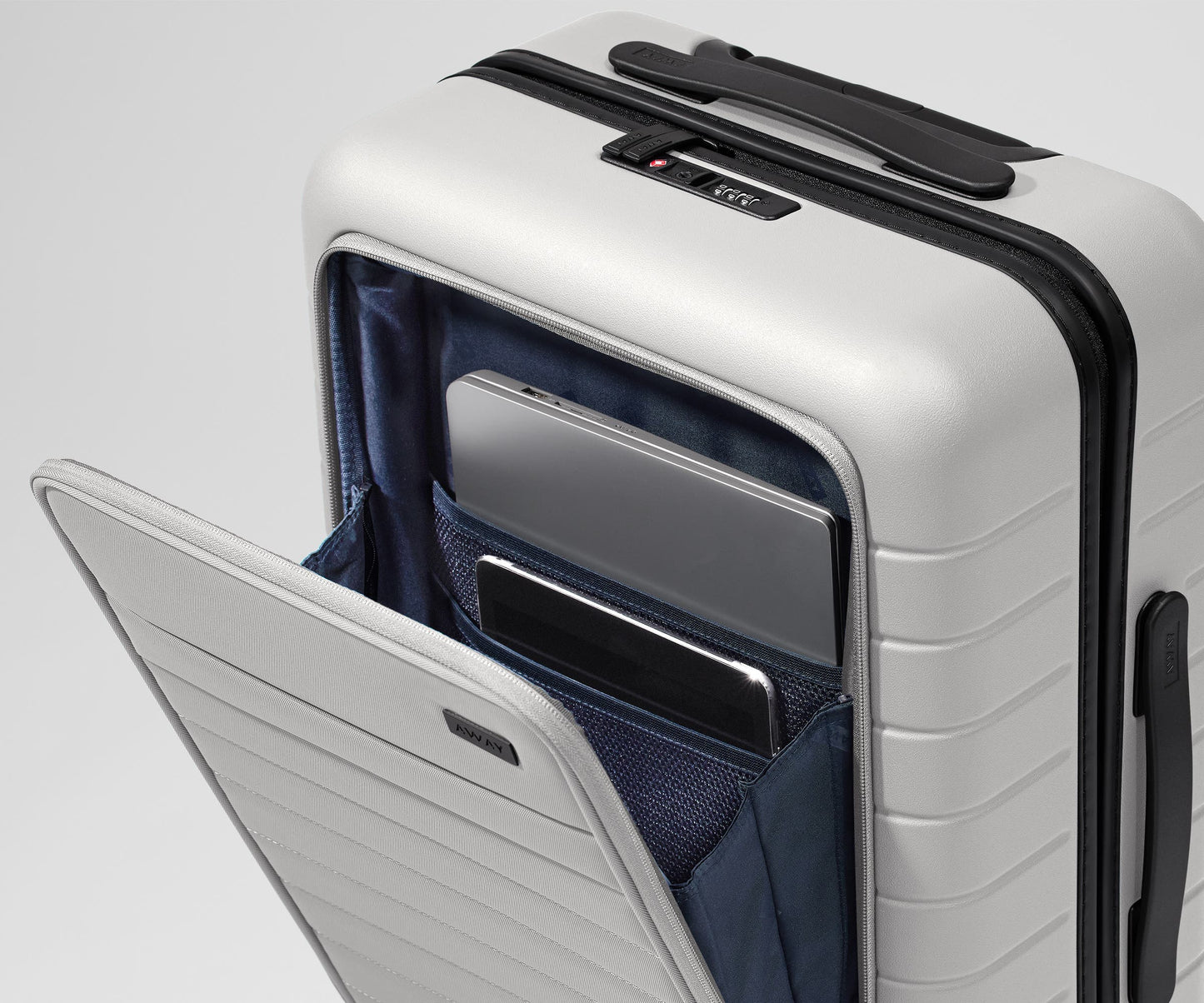 The Executive Bigger Carry-On in Cloud Gray