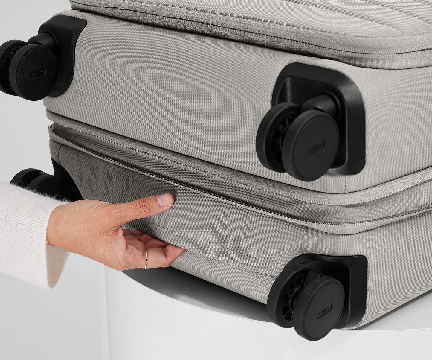 The Softside Medium in Cloud Gray