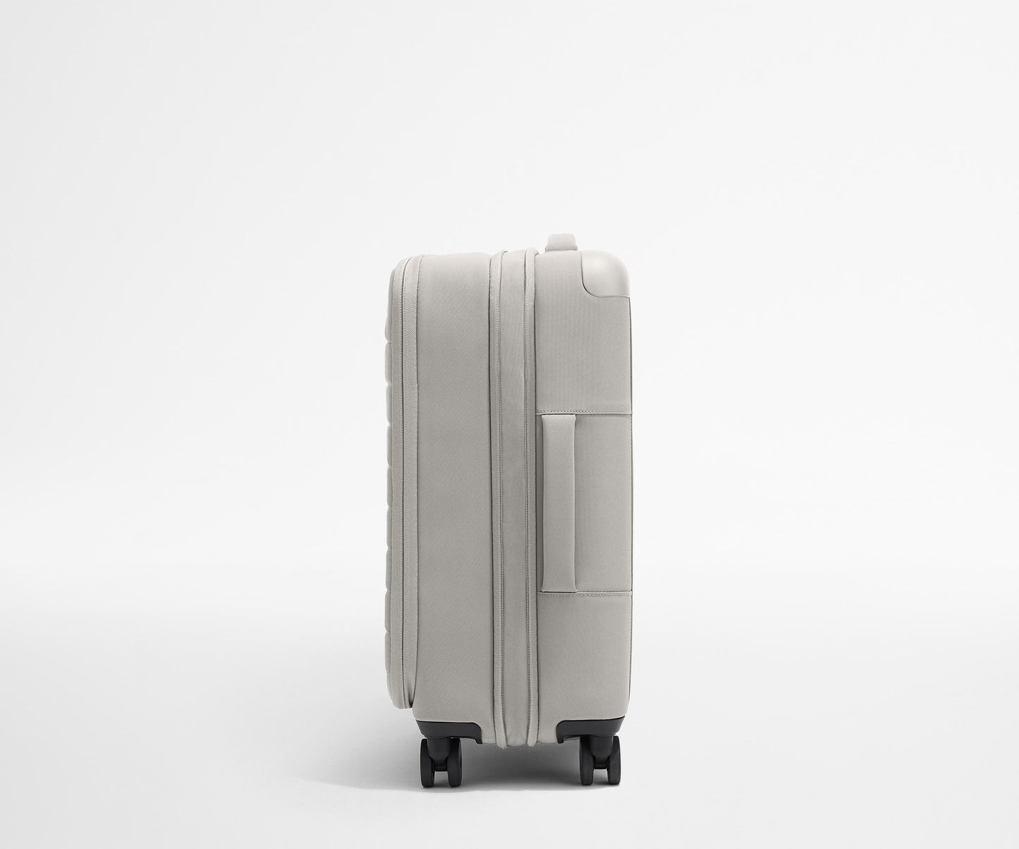The Softside Bigger Carry-On in Cloud Gray